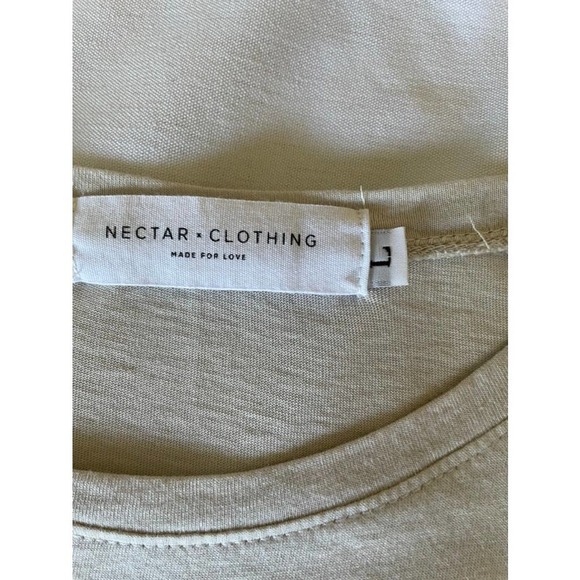 Nectar Clothing Women's T Shirt Tee Top Size L Pug In Lady Hand SS Ctn Modal - Picture 6 of 10